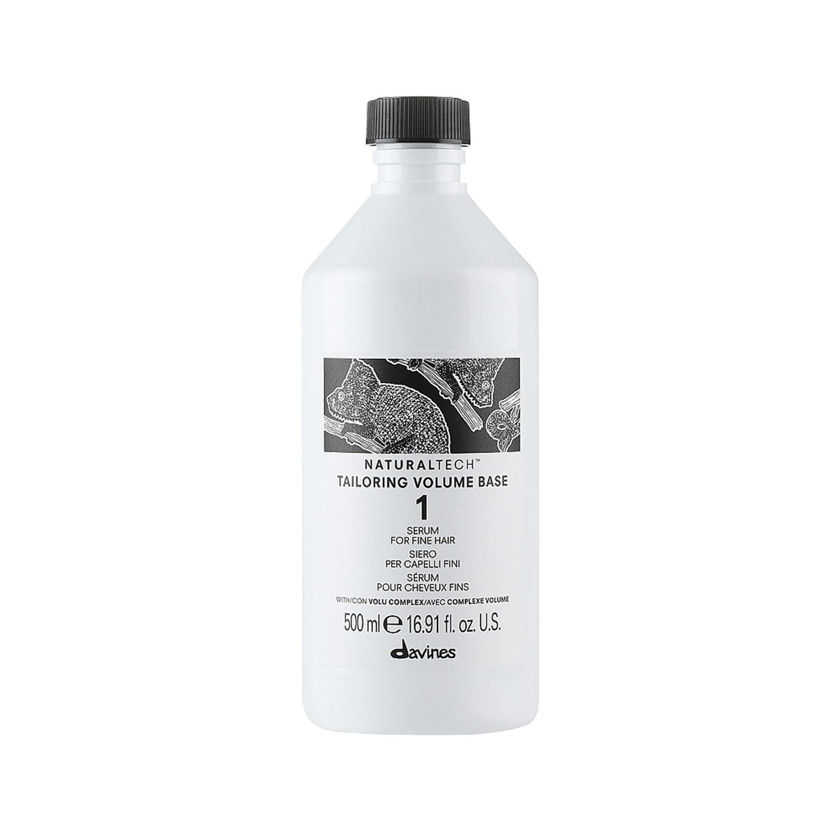Davines NaturalTech Tailoring Base 1 Volume hair volumizing product, 500ml