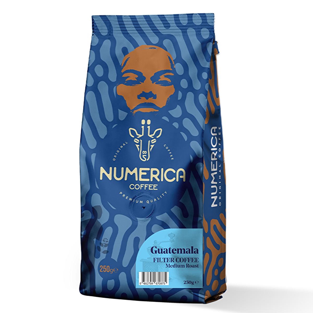 Numerica Single Guatemala Arabica Ground Coffee - 100% Arabica Beans, Smooth, Low Acidity, Rich Flavor by Beauty Care Bag