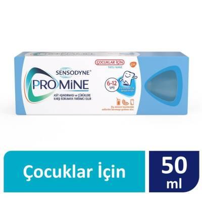 Sensodyne Promine Children's Toothpaste for Kids Aged 6-12 - Remineralizing, Acid Erosion Protection by Beauty Care Bag