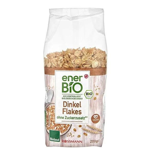 Enerbio Organic Spelt Wheat Crispbread - Healthy Snack with Crunchy Texture and Roasted Aroma by Beauty Care Bag