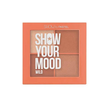 Pastel Show Your Mood Wild Blush Set: Natural, Long-Lasting Cheek Color Palette for Women - Variety & Blendable Shades by Beauty Care Bag