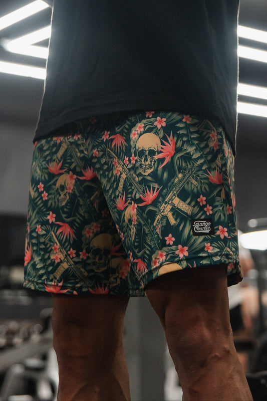 Men's Performance Training Shorts | 5.5"- Aloha AR by Tango Charlie Apparel
