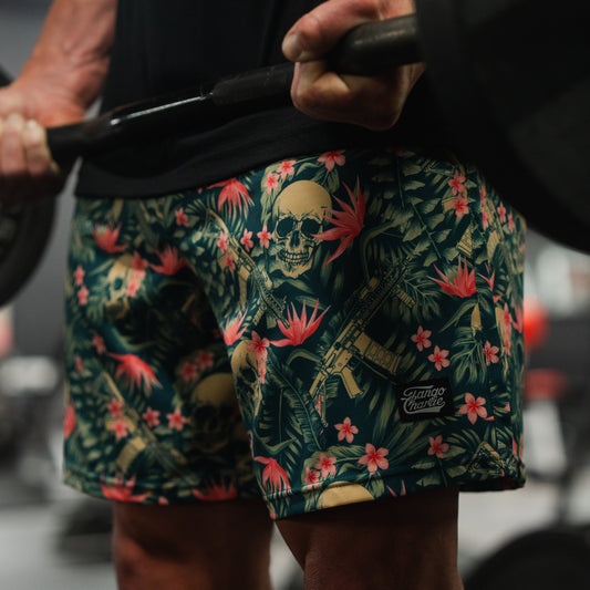 Men's Performance Training Shorts | 5.5"- Aloha AR by Tango Charlie Apparel