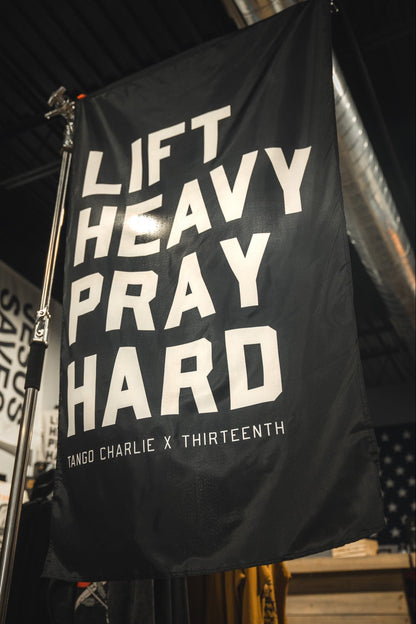 Lift heavy. Pray hard. - Black Flag by Tango Charlie Apparel