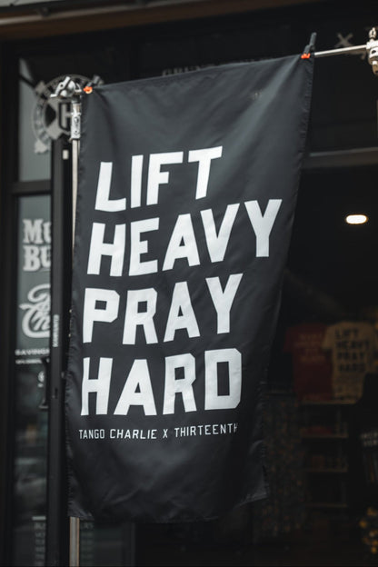Lift heavy. Pray hard. - Black Flag by Tango Charlie Apparel