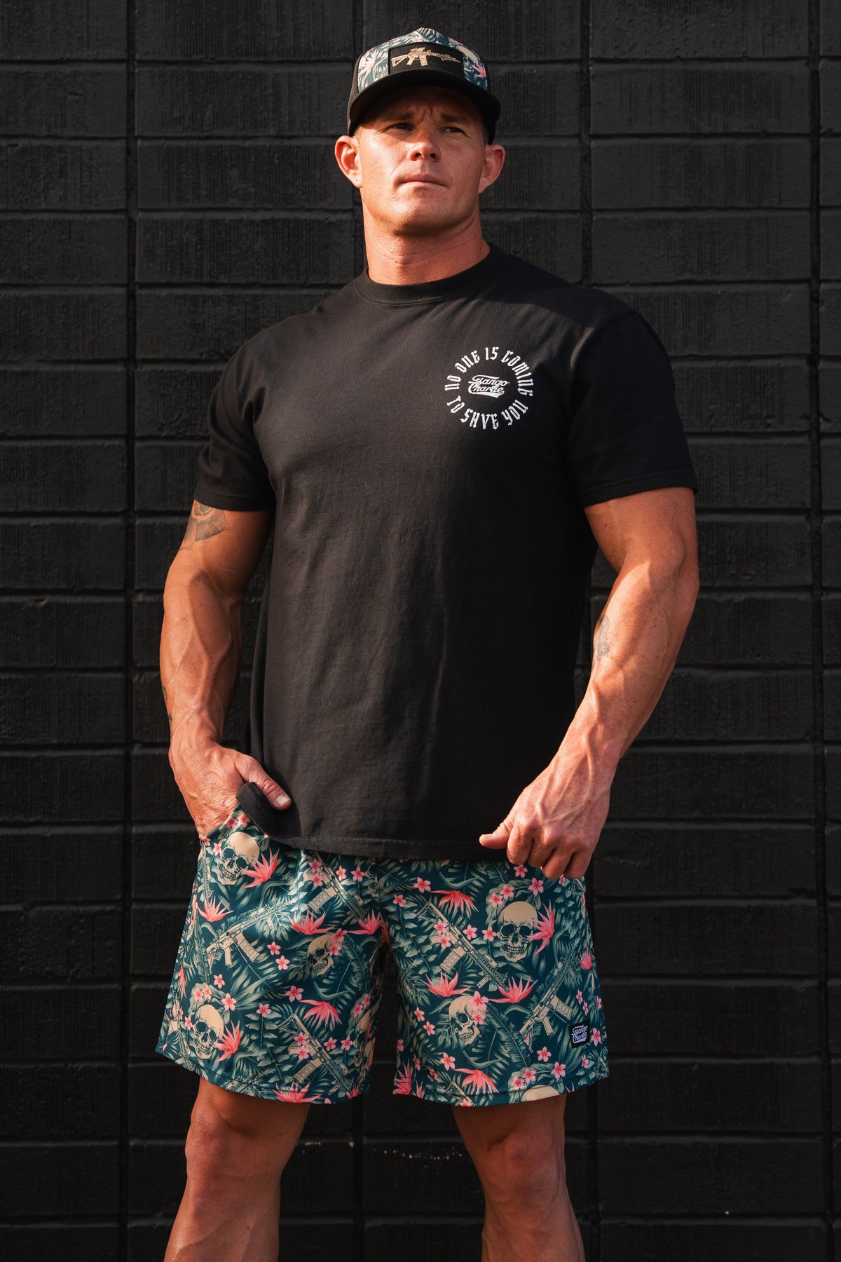 Men's Performance Training Shorts | 5.5"- Aloha AR by Tango Charlie Apparel