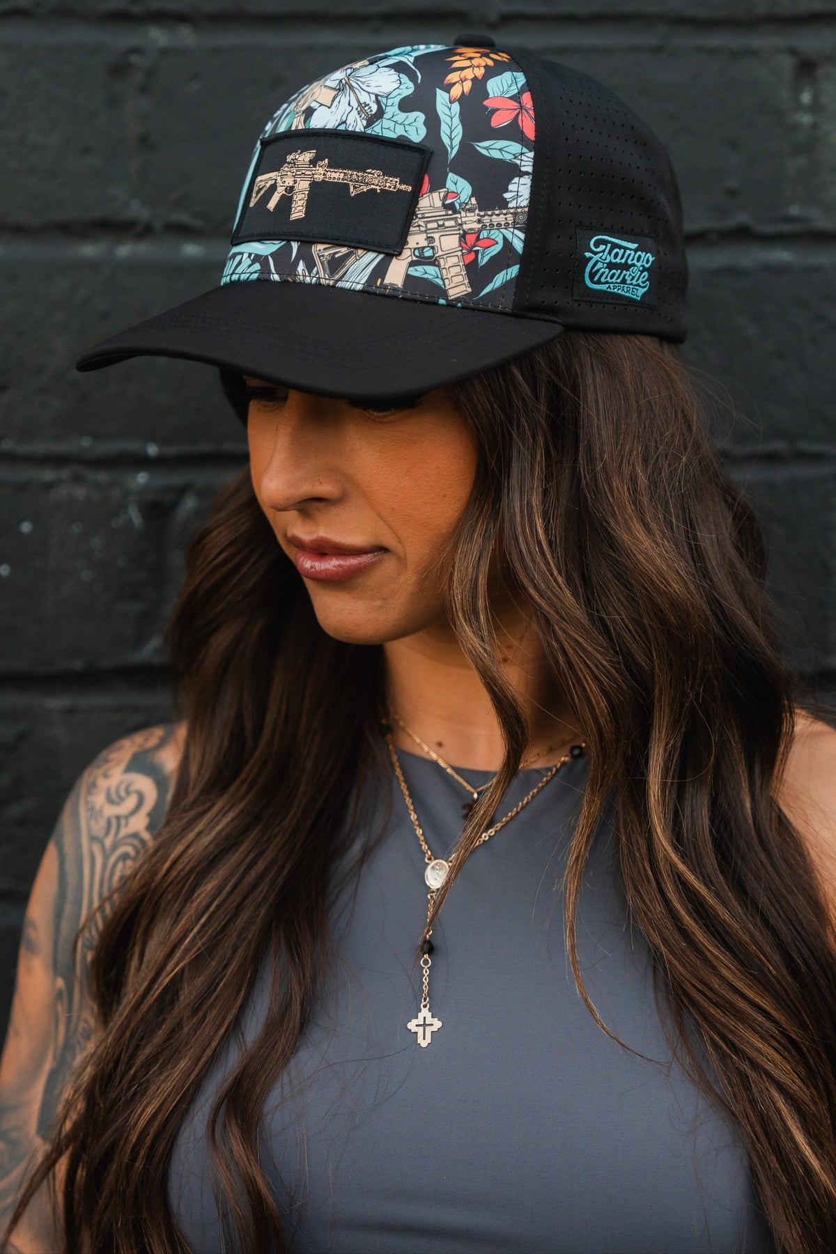 Tactical Tropics Hydro - Snapback Hat by Tango Charlie Apparel