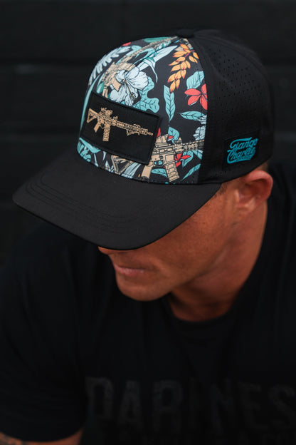 Tactical Tropics Hydro - Snapback Hat by Tango Charlie Apparel
