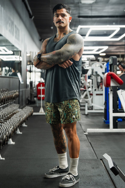 Men's Performance Training Shorts | 5.5"- Lethal Venom by Tango Charlie Apparel