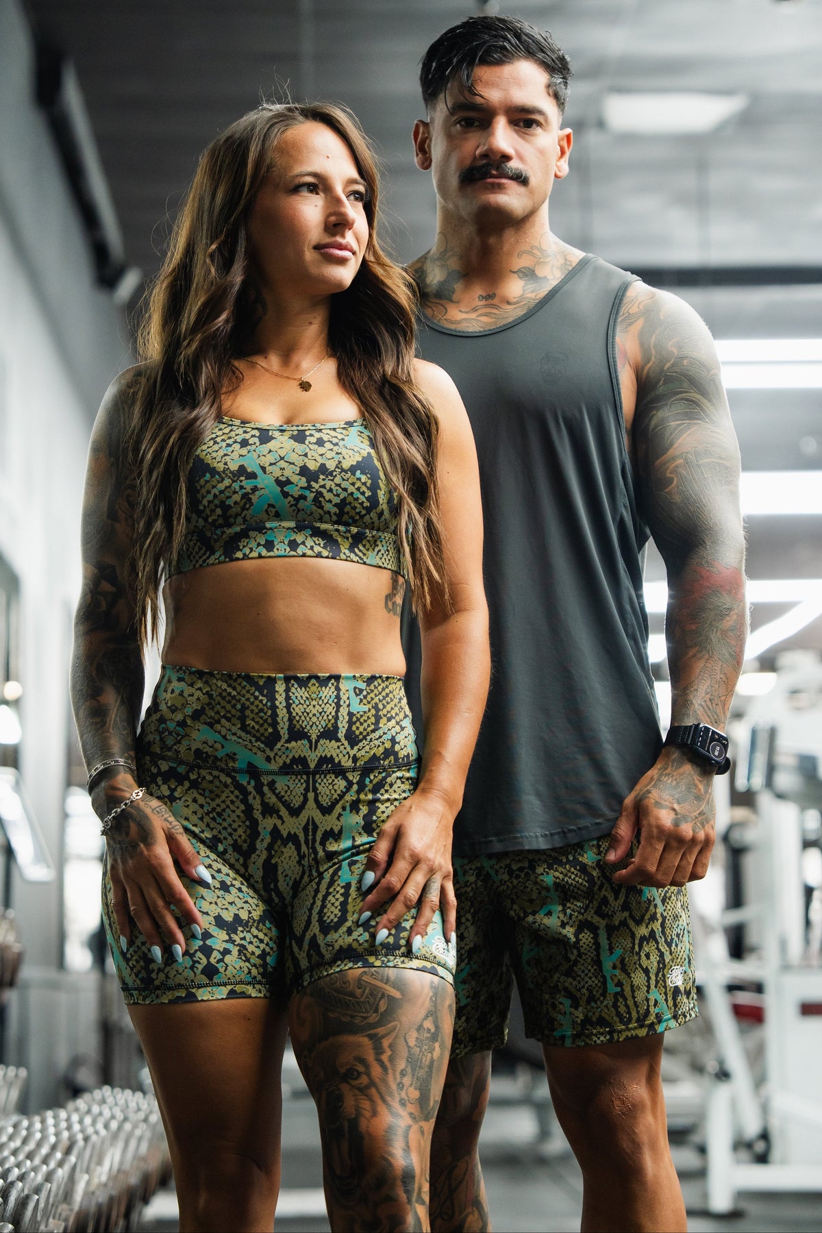 Men's Performance Training Shorts | 5.5"- Lethal Venom by Tango Charlie Apparel