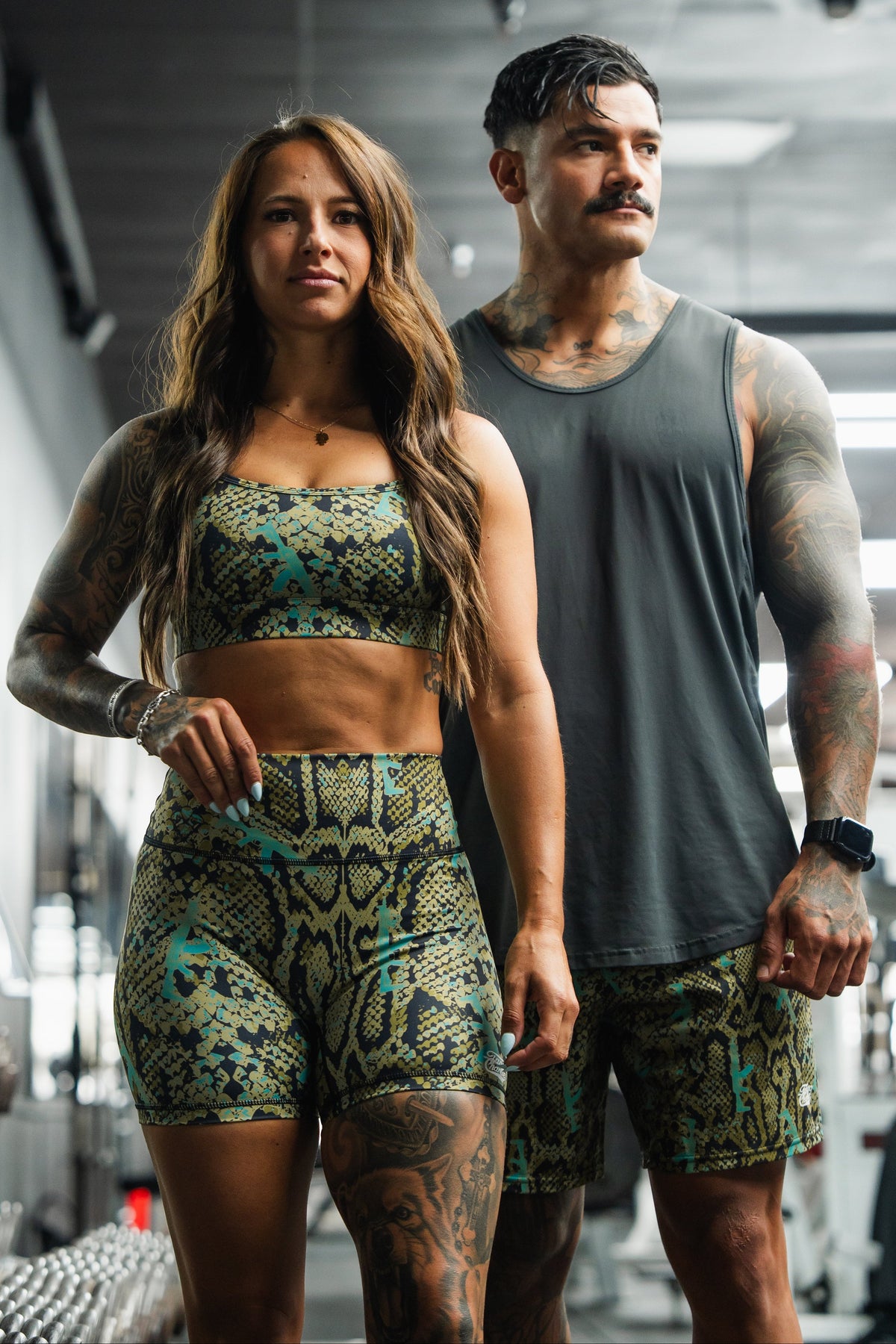 Women's High-Waisted Seamless Front Compression Training Shorts | Lethal Venom by Tango Charlie Apparel