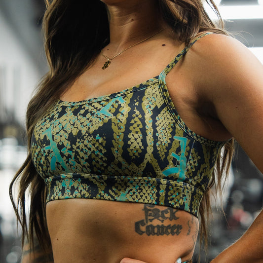 Straight Strap Sports Bra | Lethal Venom by Tango Charlie Apparel