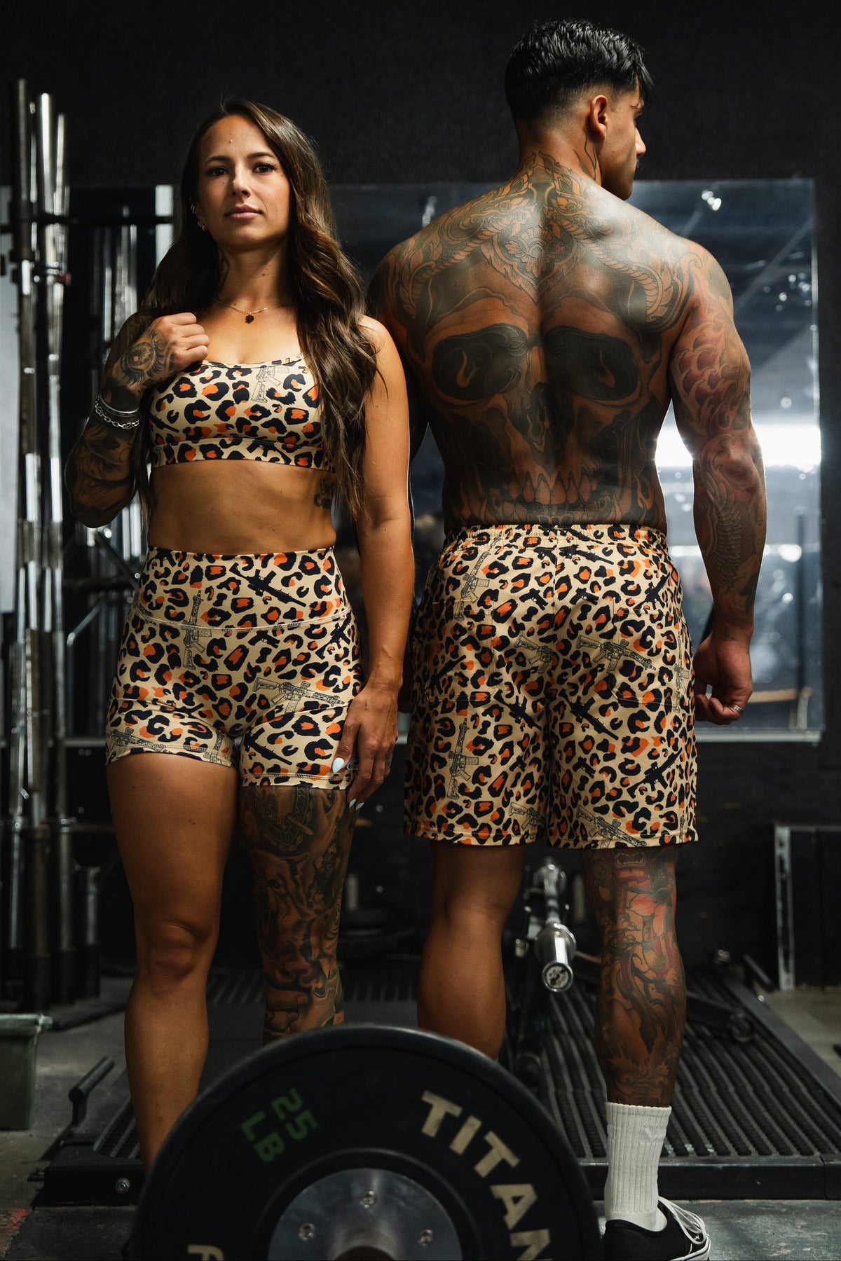 Y-Back Sports Bra | Loaded Leopard by Tango Charlie Apparel