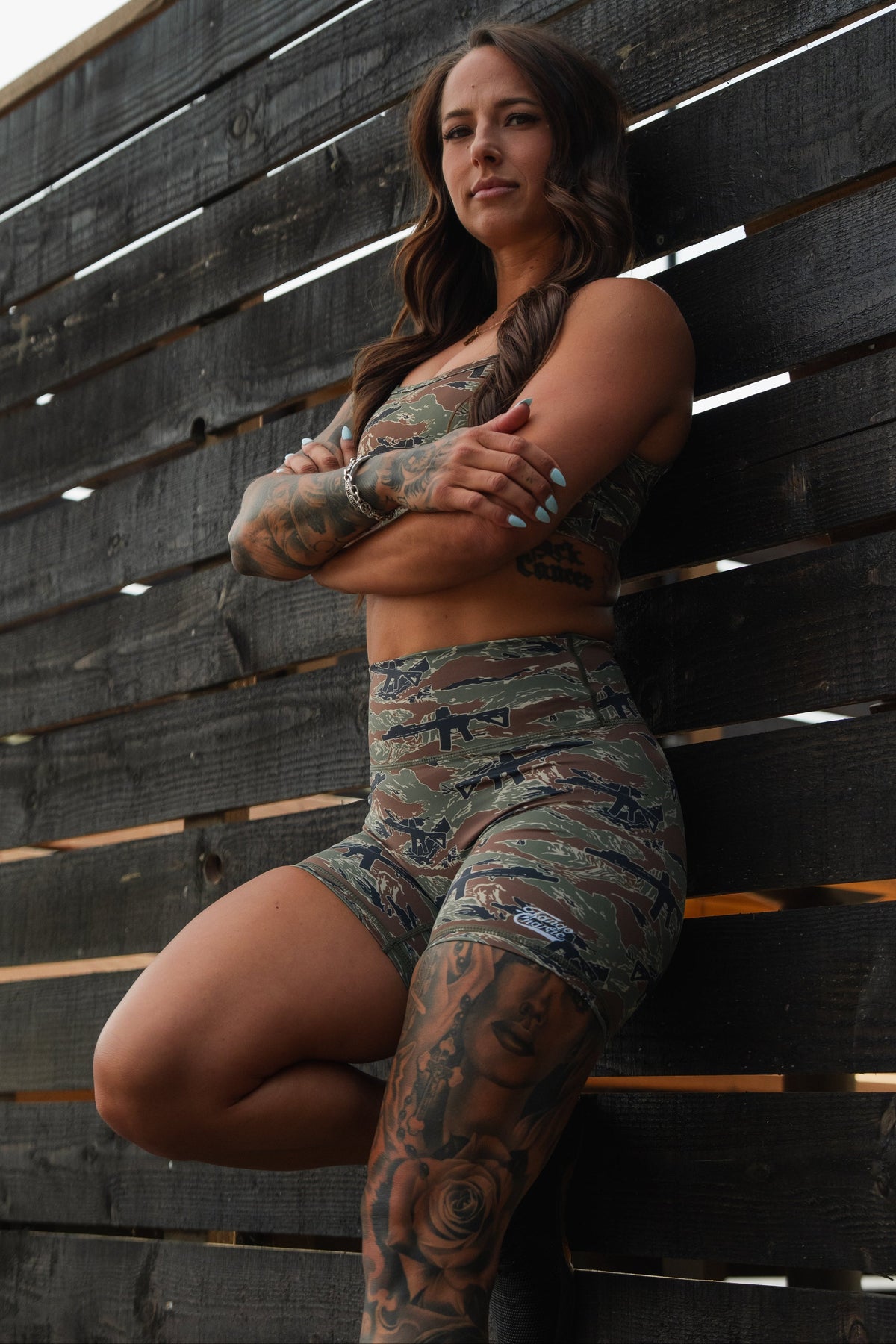 Straight Strap Sports Bra | Snipes & Stripes by Tango Charlie Apparel