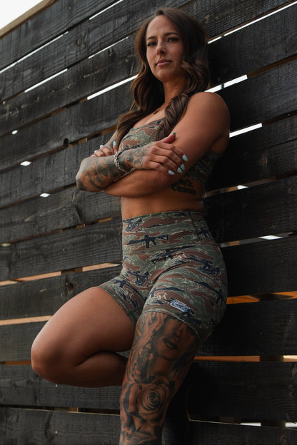 Straight Strap Sports Bra | Snipes & Stripes by Tango Charlie Apparel