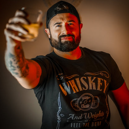 Whiskey "Feel the Burn" - tee by Tango Charlie Apparel