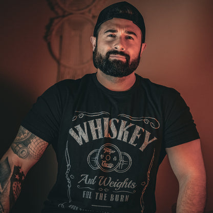 Whiskey "Feel the Burn" - tee by Tango Charlie Apparel