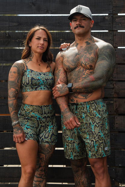 Men's Performance Training Shorts | 5.5"- Lethal Venom by Tango Charlie Apparel