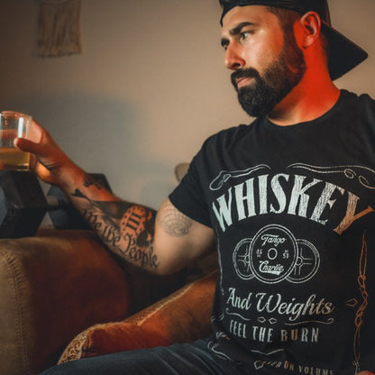 Whiskey "Feel the Burn" - tee by Tango Charlie Apparel