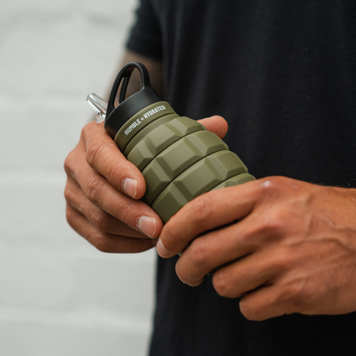Humble + Hydrated 20oz Water Bottle by Tango Charlie Apparel