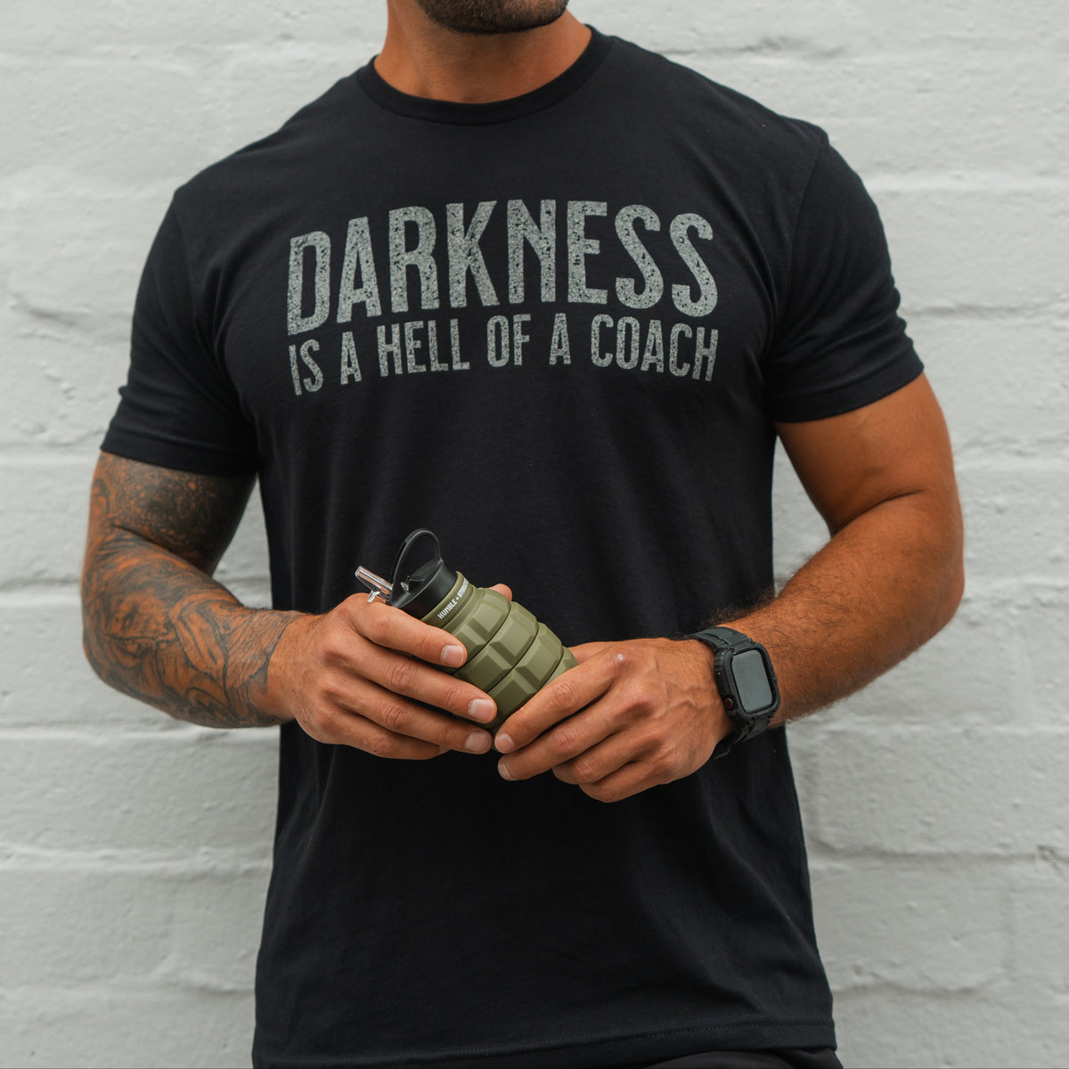 Darkness is a HELL of a Coach - Tee by Tango Charlie Apparel