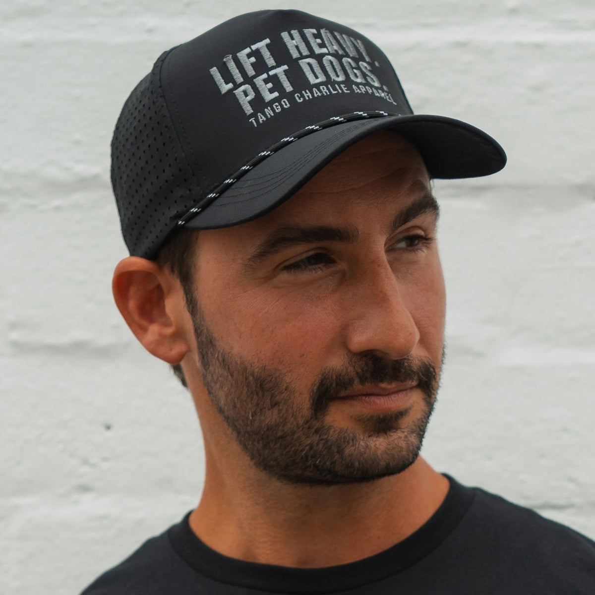Lift Heavy. Pet Dogs. - Snapback Hat by Tango Charlie Apparel