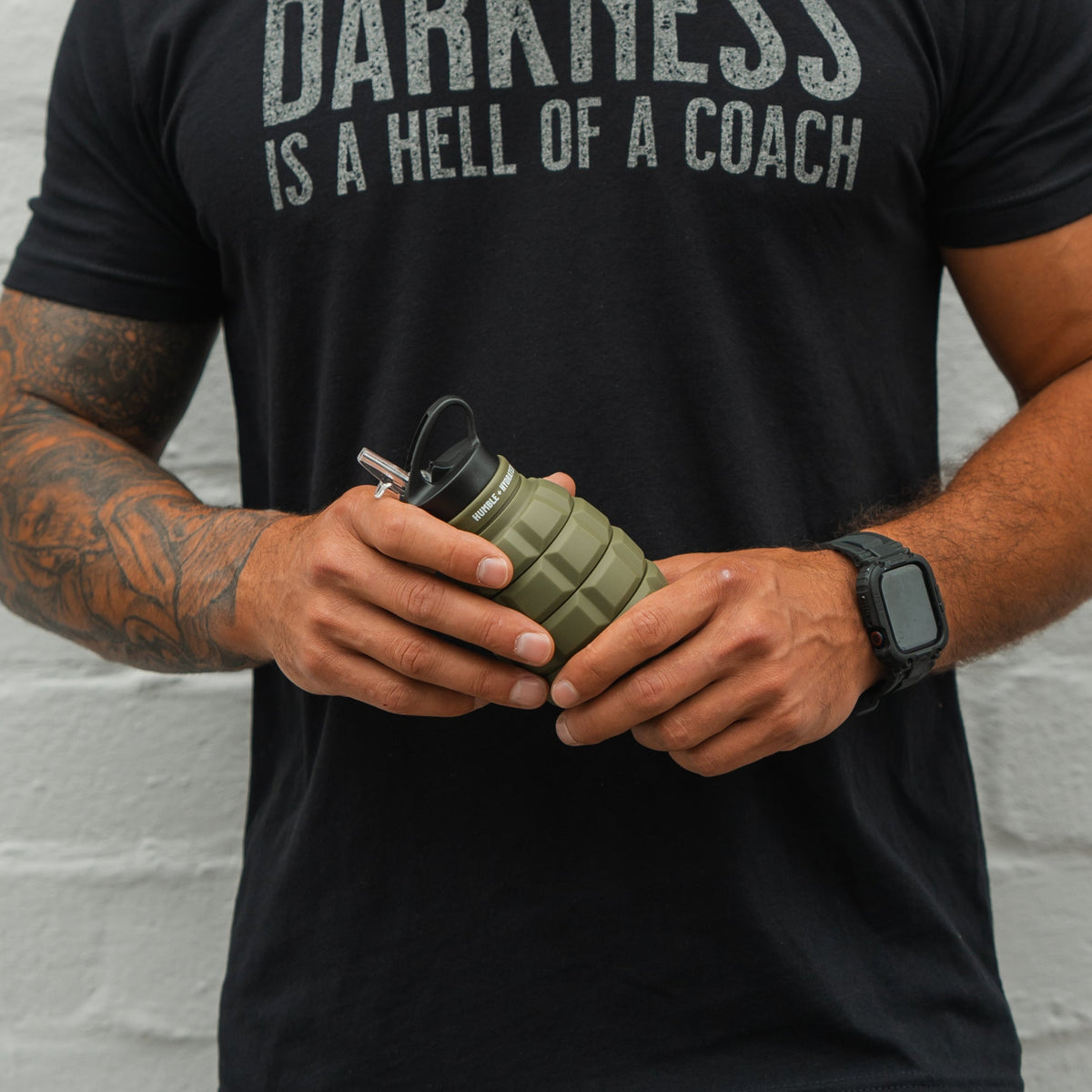 Humble + Hydrated 20oz Water Bottle by Tango Charlie Apparel