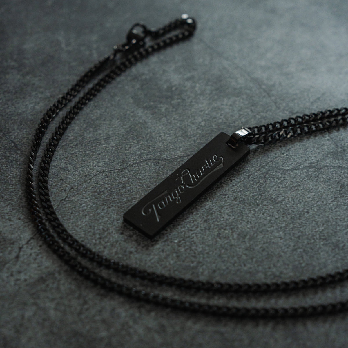 Darkness is a Hell of a Coach - Tag Necklace by Tango Charlie Apparel