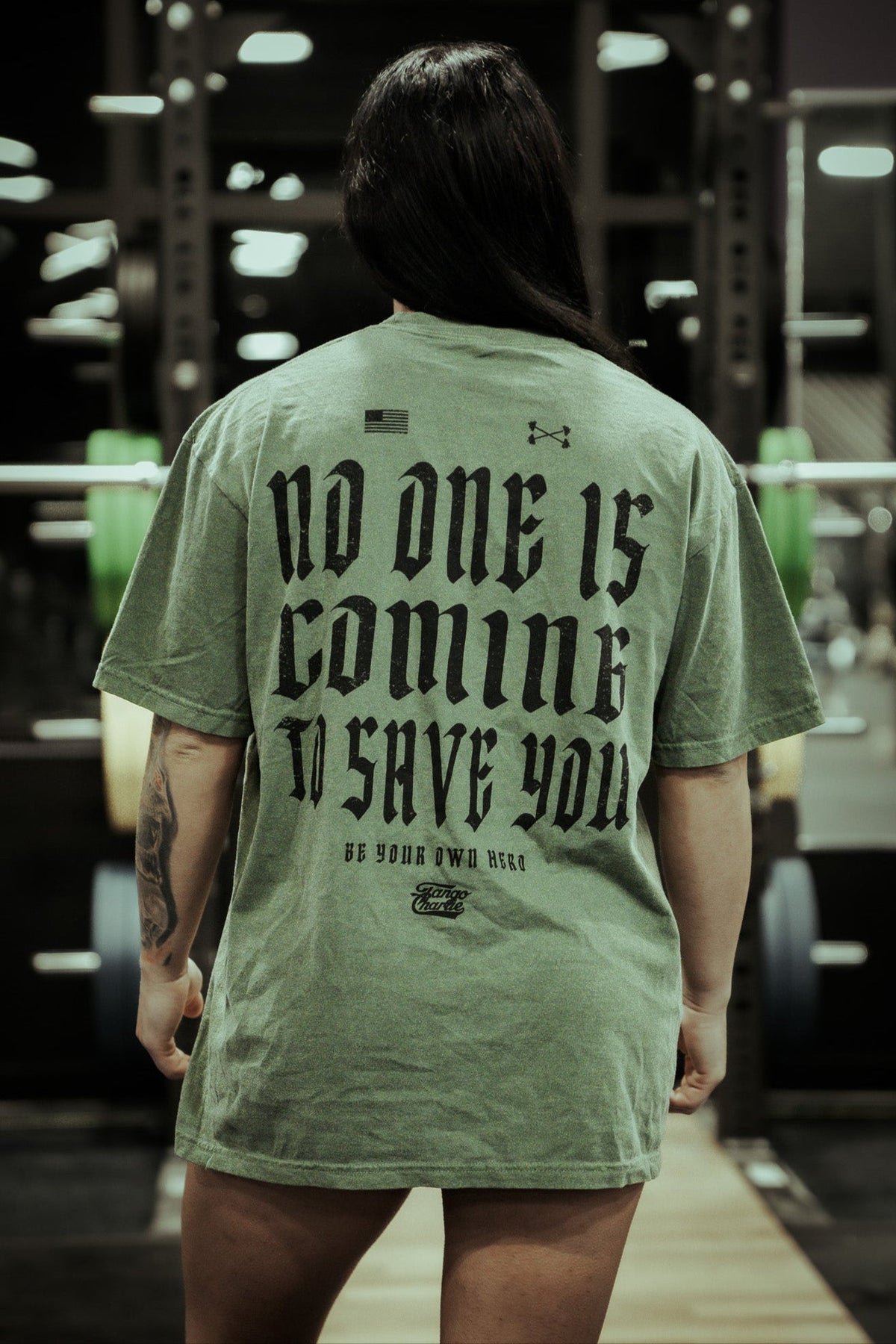 No One Is Coming To Save You Hemp - Premium Tee by Tango Charlie Apparel