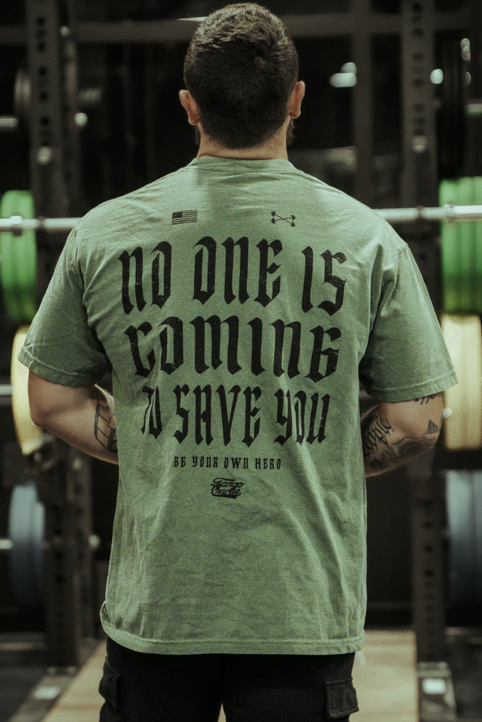 No One Is Coming To Save You Hemp - Premium Tee by Tango Charlie Apparel