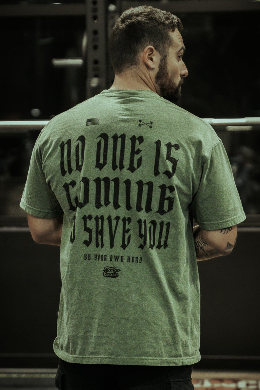 No One Is Coming To Save You Hemp - Premium Tee by Tango Charlie Apparel