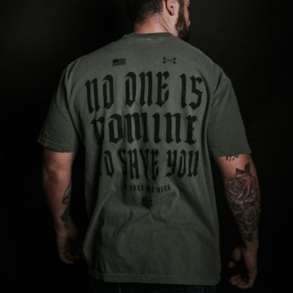 No One Is Coming To Save You Hemp - Premium Tee by Tango Charlie Apparel