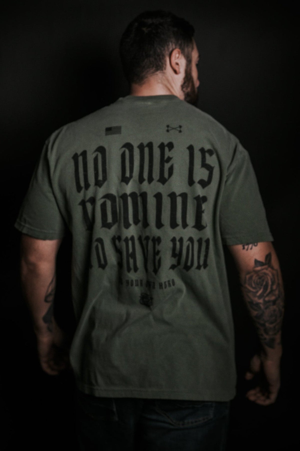 No One Is Coming To Save You Hemp - Premium Tee by Tango Charlie Apparel