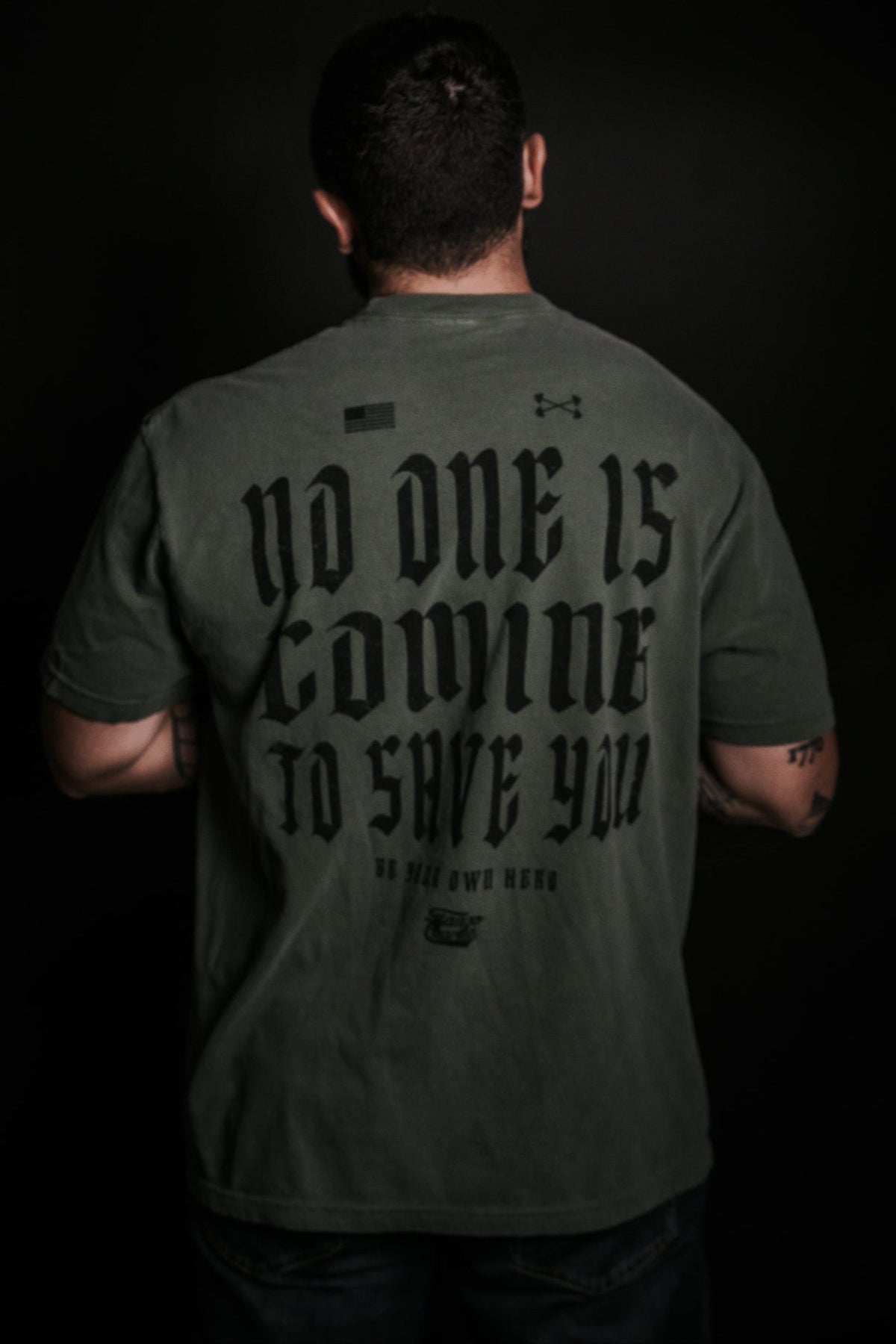 No One Is Coming To Save You Hemp - Premium Tee by Tango Charlie Apparel