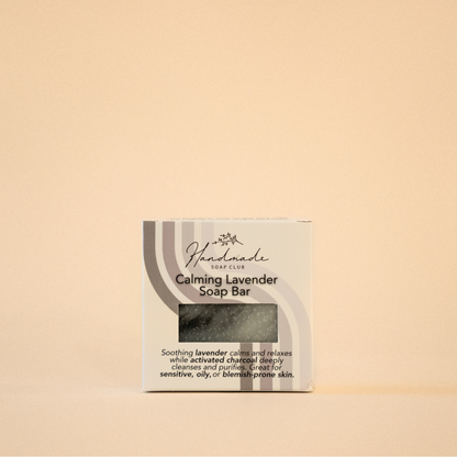 Calming Lavender Soap Bar by Handmade Soap Club