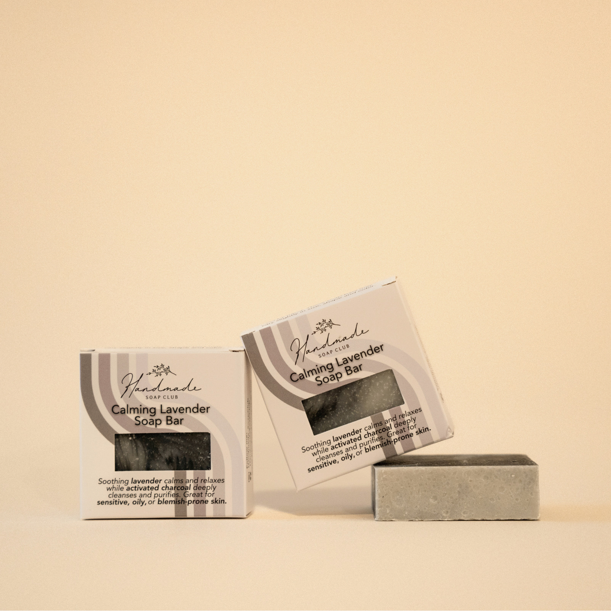 Calming Lavender Soap Bar by Handmade Soap Club