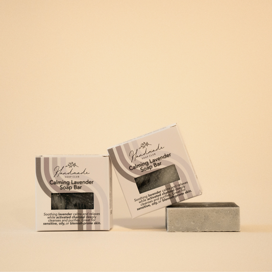 Calming Lavender Soap Bar by Handmade Soap Club