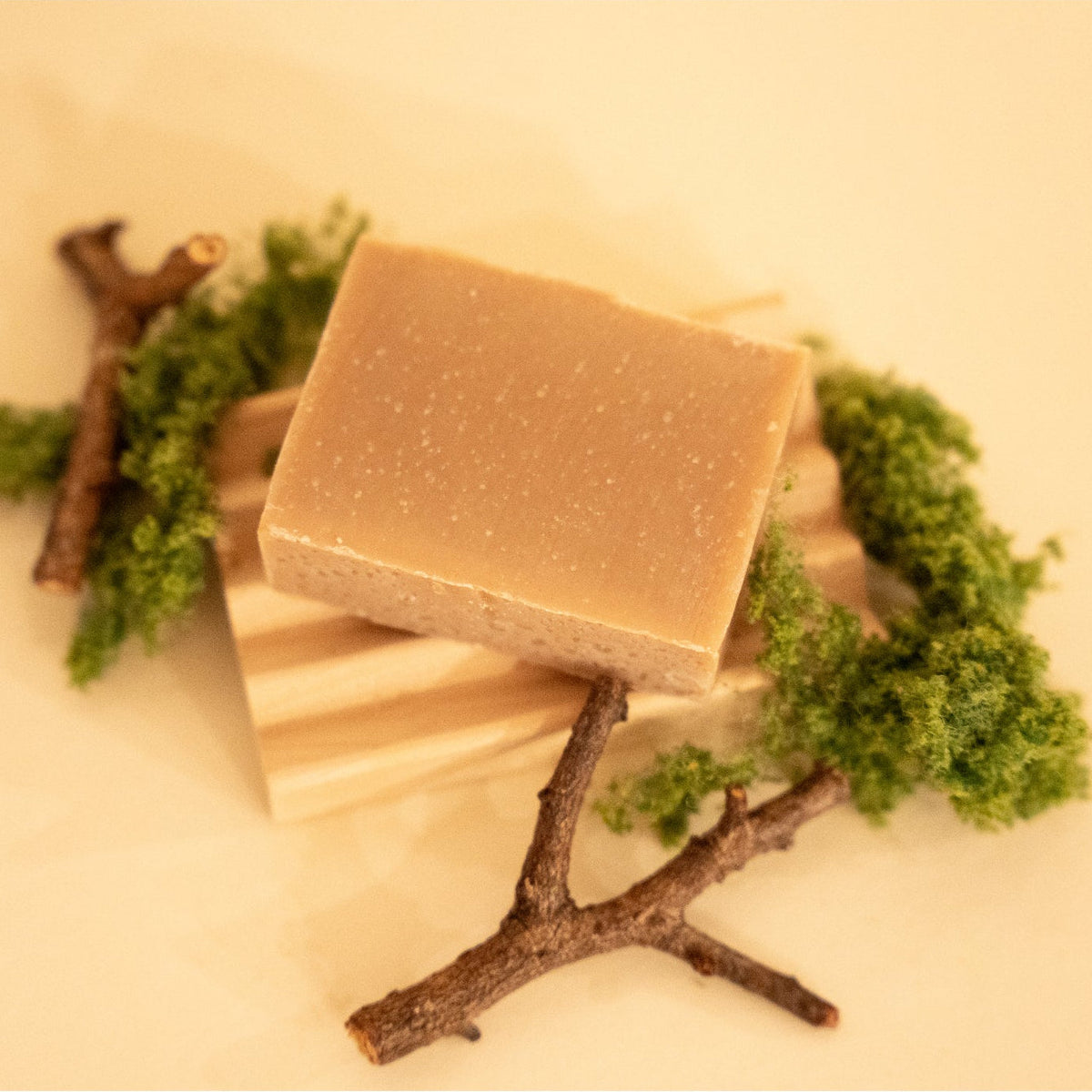 Grounding Cedarwood Frankincense Soap Bar by Handmade Soap Club