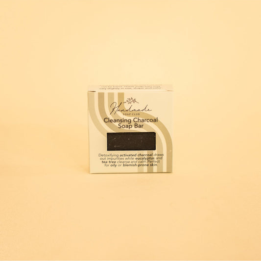 Cleansing Charcoal Soap Bar by Handmade Soap Club