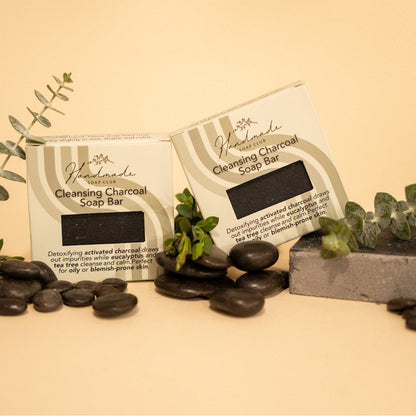 Cleansing Charcoal Soap Bar by Handmade Soap Club