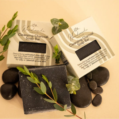 Cleansing Charcoal Soap Bar by Handmade Soap Club