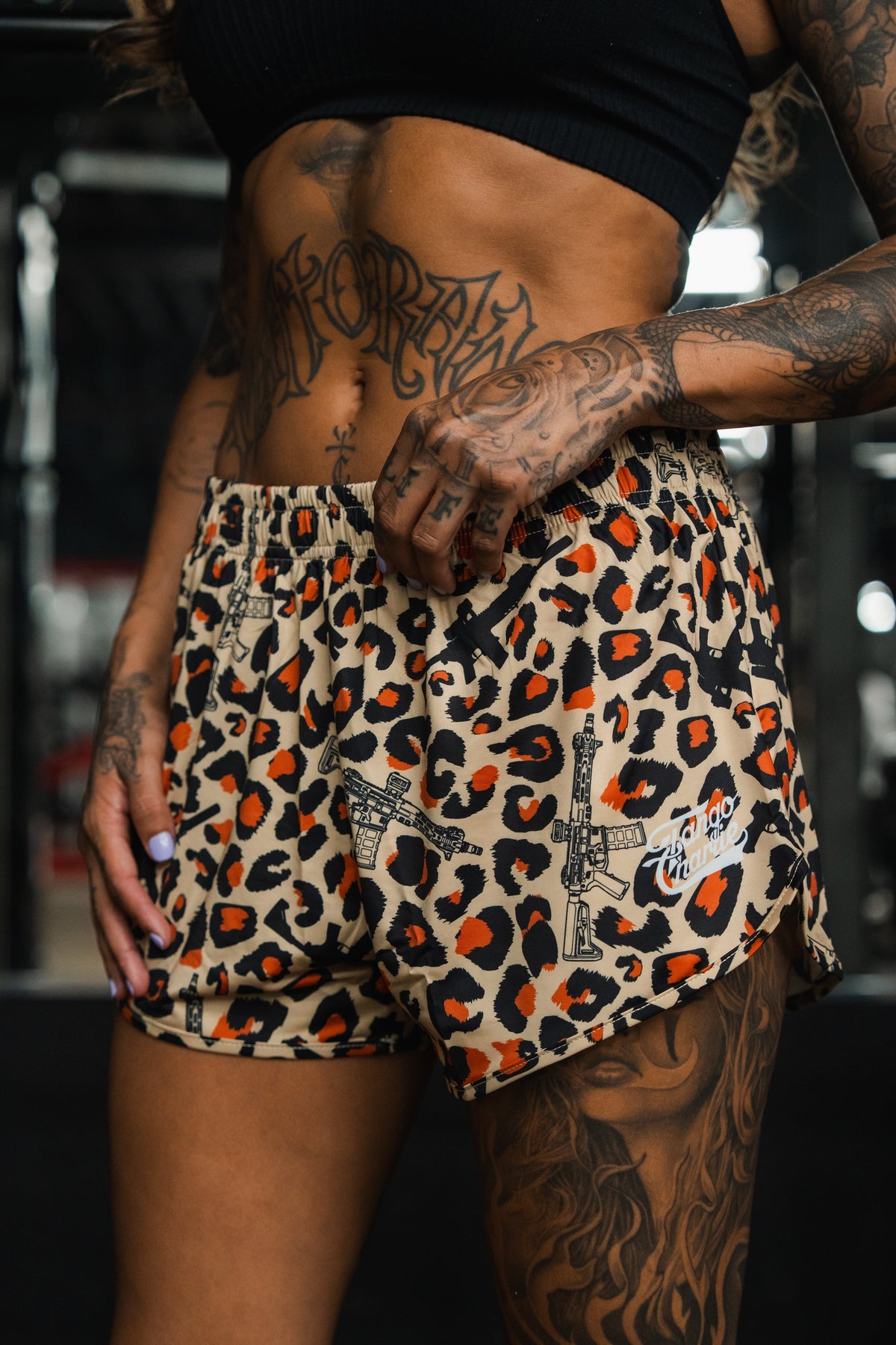 Men's Silkie Shorts | 2.5"- Loaded Leopard by Tango Charlie Apparel