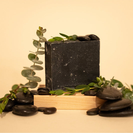 Cleansing Charcoal Soap Bar by Handmade Soap Club