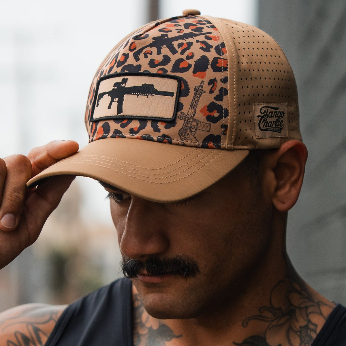 Loaded Leopard Hydro - Snapback Hat by Tango Charlie Apparel