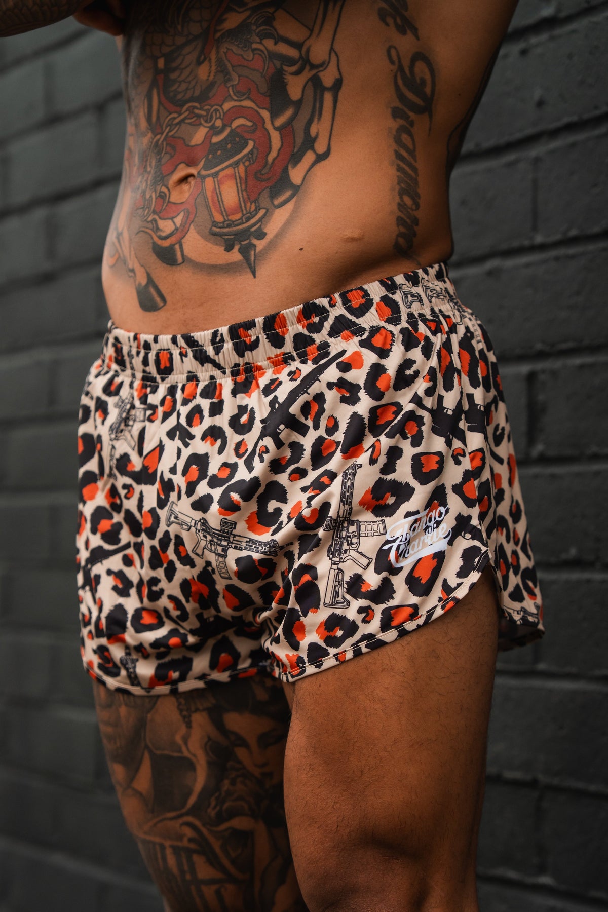 Men's Silkie Shorts | 2.5"- Loaded Leopard by Tango Charlie Apparel