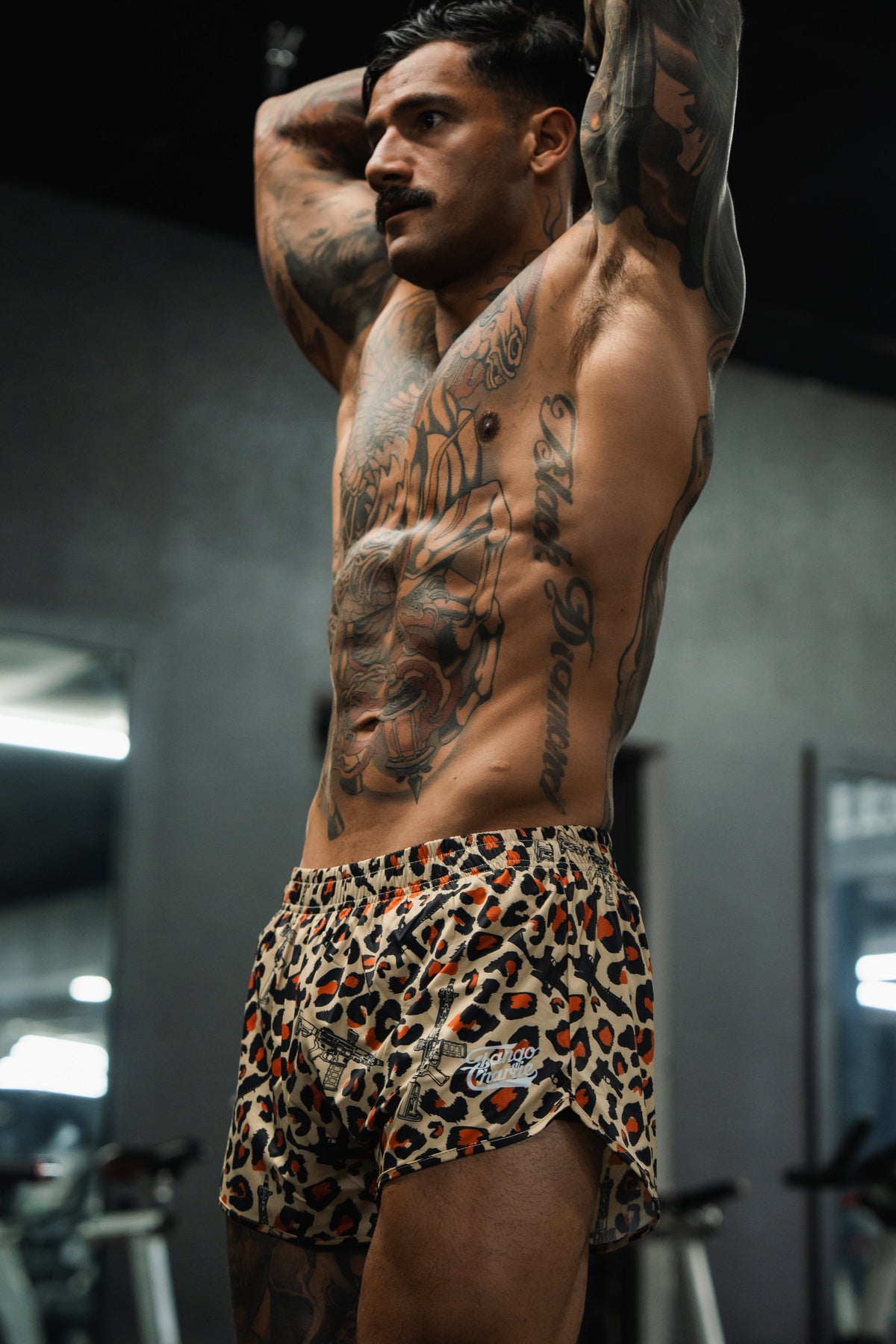 Men's Silkie Shorts | 2.5"- Loaded Leopard by Tango Charlie Apparel