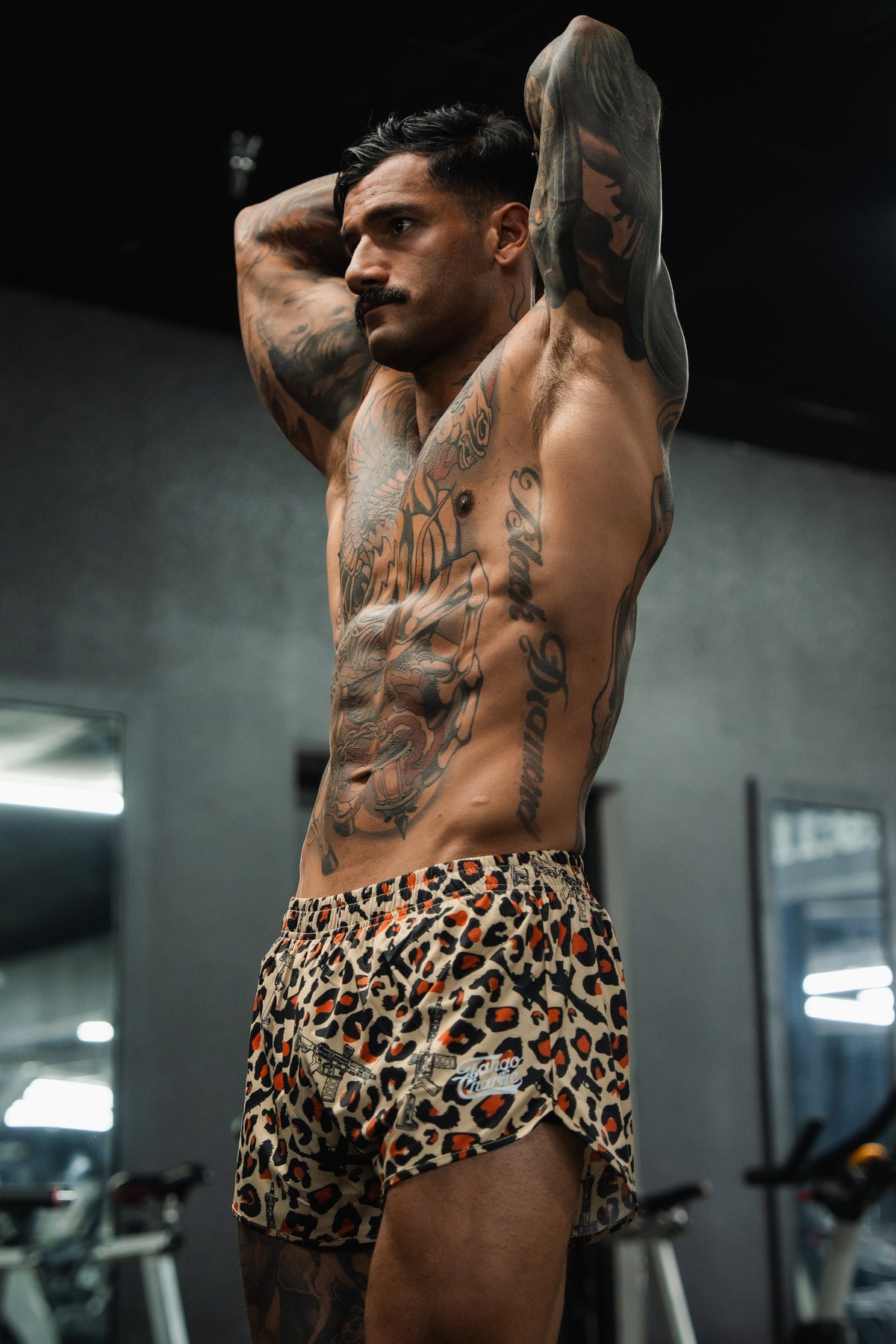Men's Silkie Shorts | 2.5"- Loaded Leopard by Tango Charlie Apparel