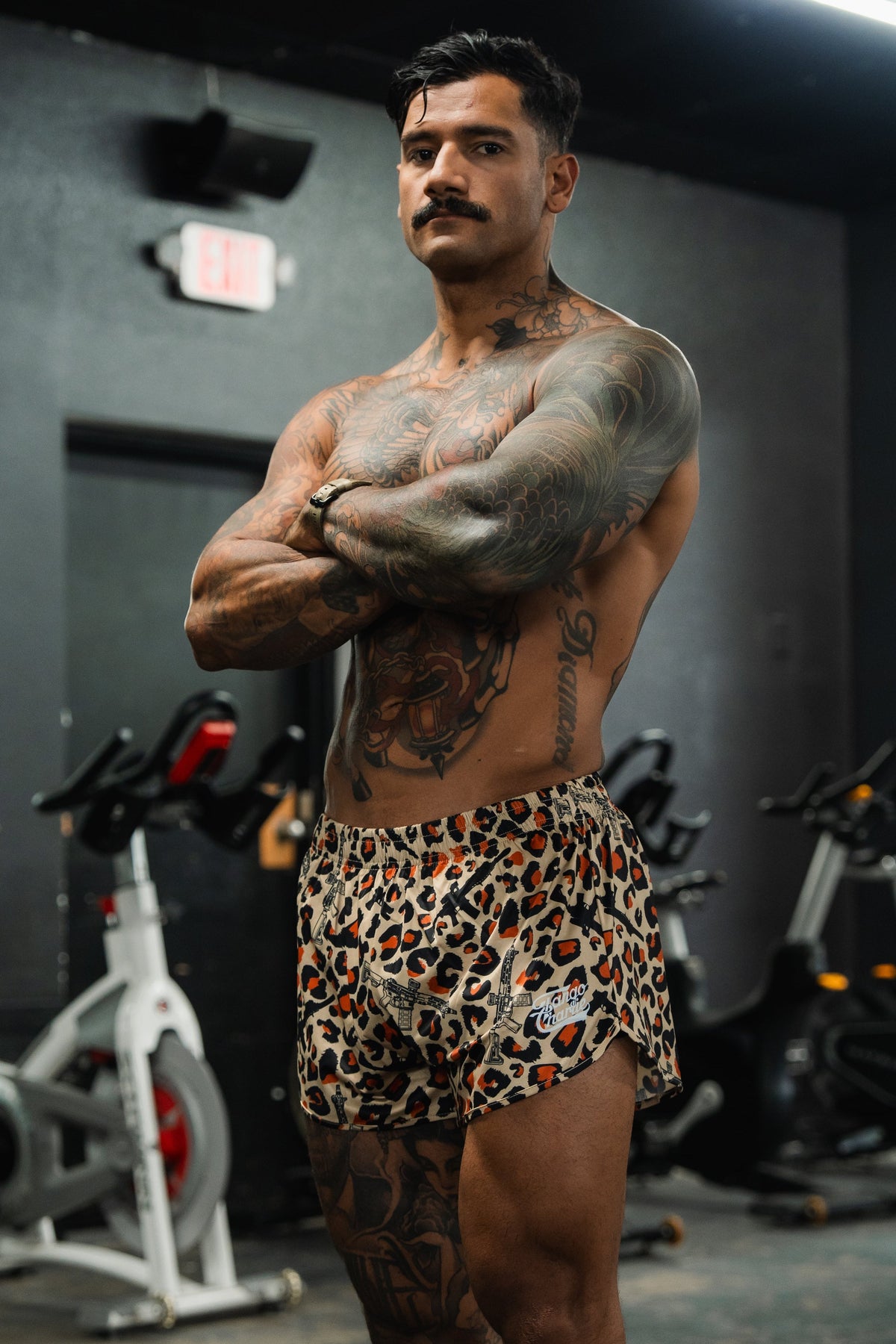 Men's Silkie Shorts | 2.5"- Loaded Leopard by Tango Charlie Apparel