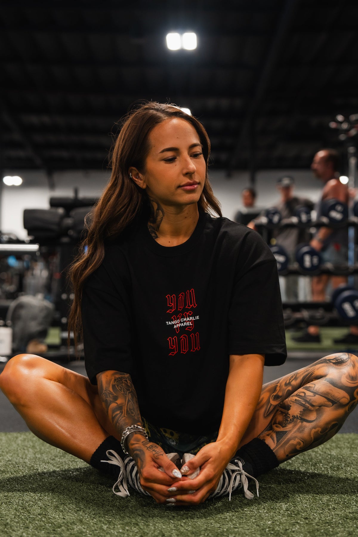 You vs You - Premium Oversized Tee by Tango Charlie Apparel