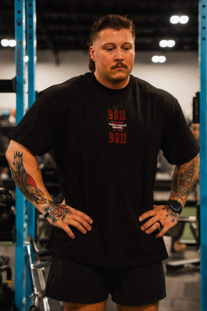 You vs You - Premium Oversized Tee by Tango Charlie Apparel